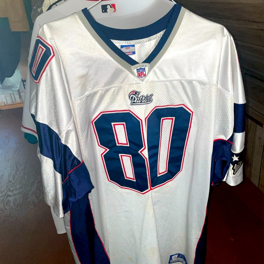 Authentic Patriots jersey #88 Troy Brown